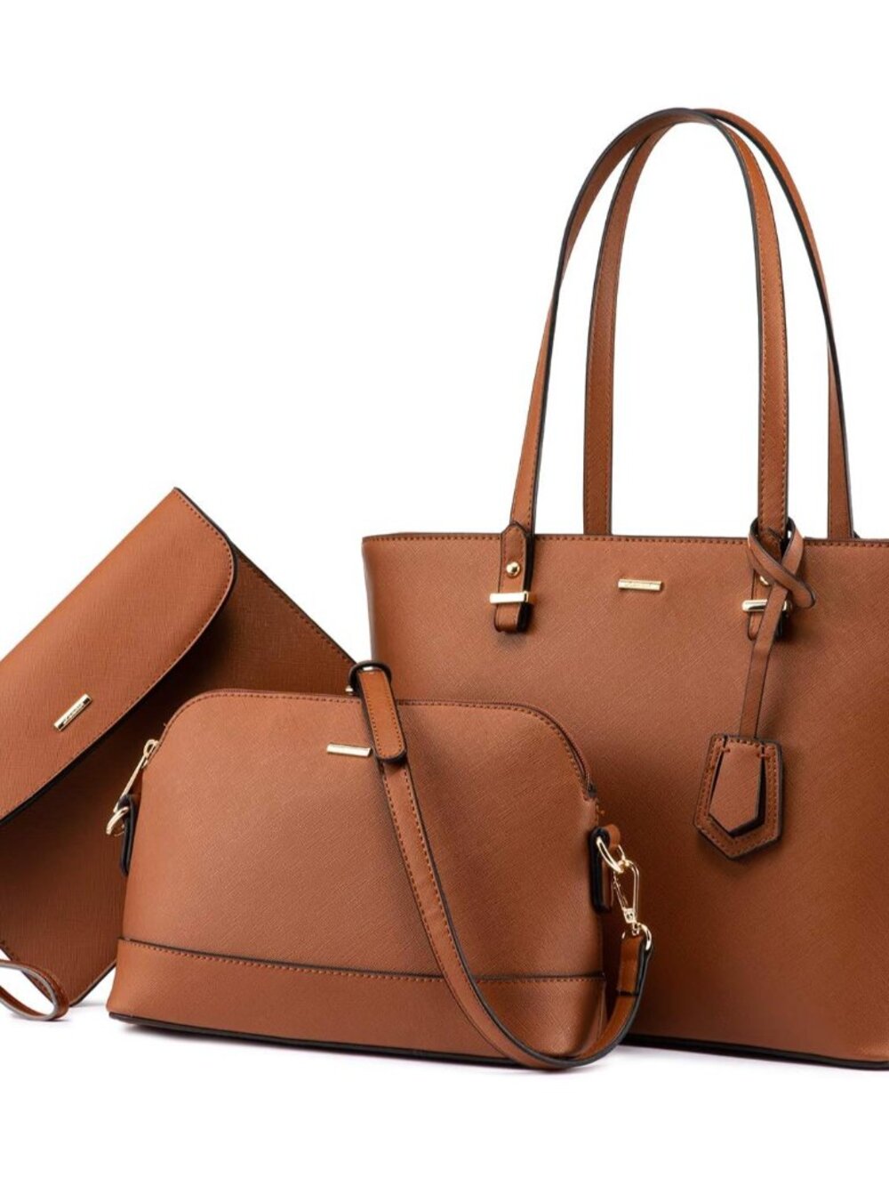Handbags for Women Shoulder Bags Tote Satchel Hobo 3pcs Purse Set